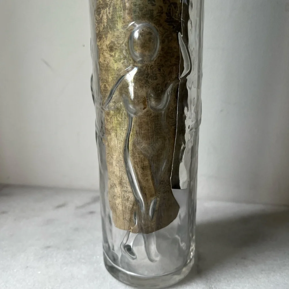 Vtg Libbey Molded Replacement Drinking Glass/Vase 